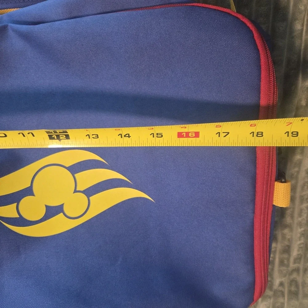 Disney Cruise Line DCL Duffel Bag Travel Carry On Luggage Blue Yellow Mickey